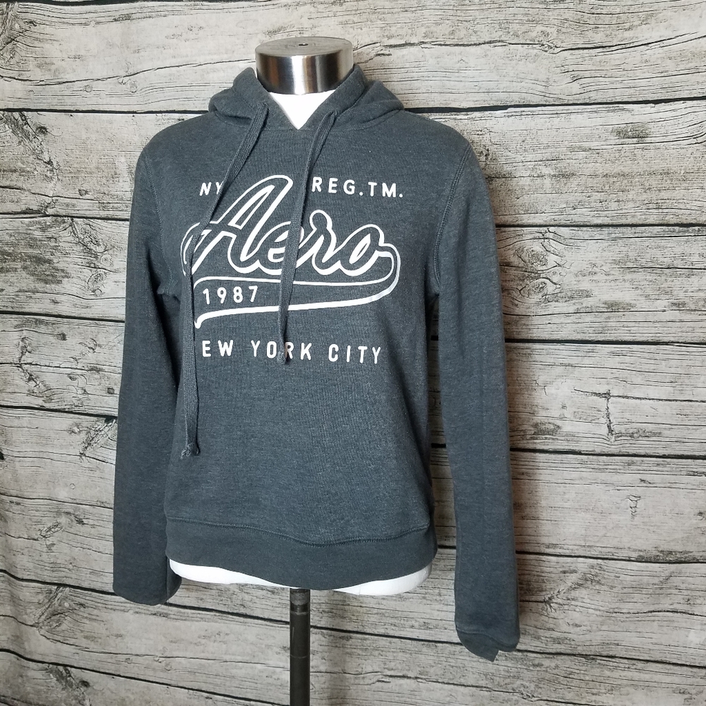 Aeropostale gray Sweater Hooded Size XS.Z5